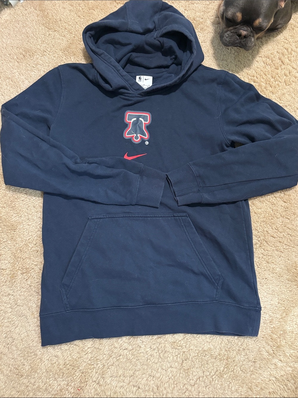 Philadelphia 76ers Nike Youth City Edition Essential Pullover Hoodie
